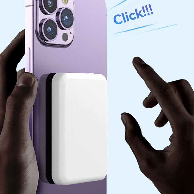 50000mAh Magnetic Power Bank Wireless PD 20W Fast Charger For Magsafe Portable Auxiliary Battery For iPhone 17 Xiaomi Huawei