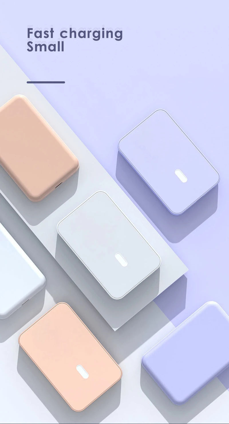 50000mAh Magnetic Power Bank Wireless PD 20W Fast Charger For Magsafe Portable Auxiliary Battery For iPhone 17 Xiaomi Huawei