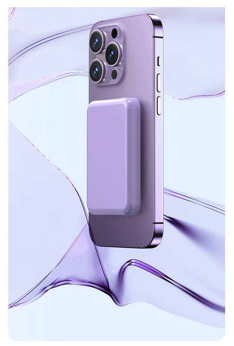 50000mAh Magnetic Power Bank Wireless PD 20W Fast Charger For Magsafe Portable Auxiliary Battery For iPhone 17 Xiaomi Huawei